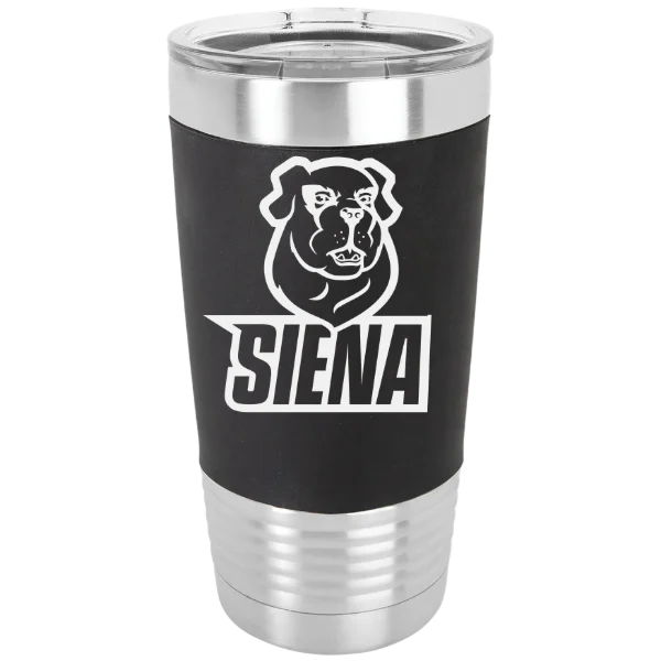 Siena University Polar Camel 20 oz. Silicone Grip Tumbler with Standard Lid