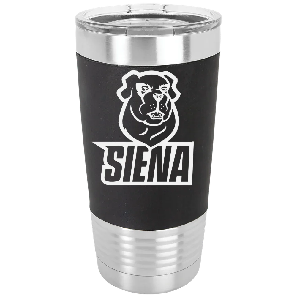 Siena University Polar Camel 20 oz. Silicone Grip Tumbler with Standard Lid
