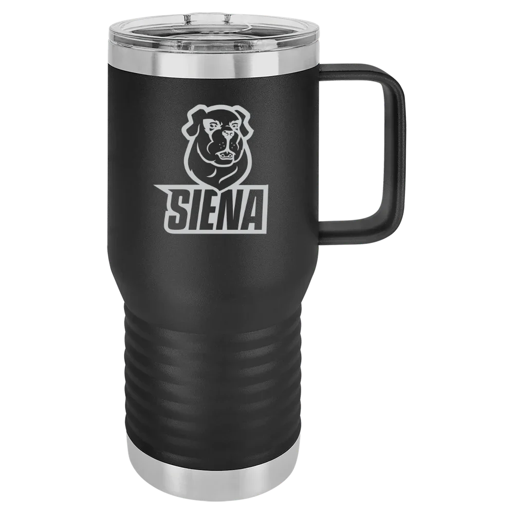 Siena University Polar Camel 20 oz. Travel Mug with Slider Lid