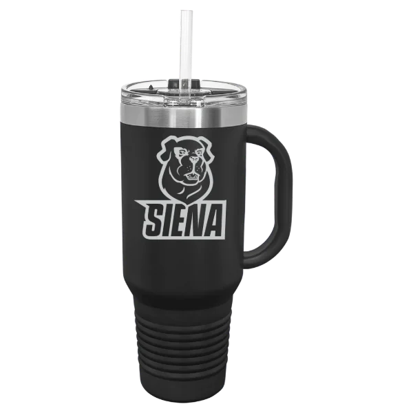 Siena University Polar Camel 40 oz. Travel Mug with Snap Lid & Straw