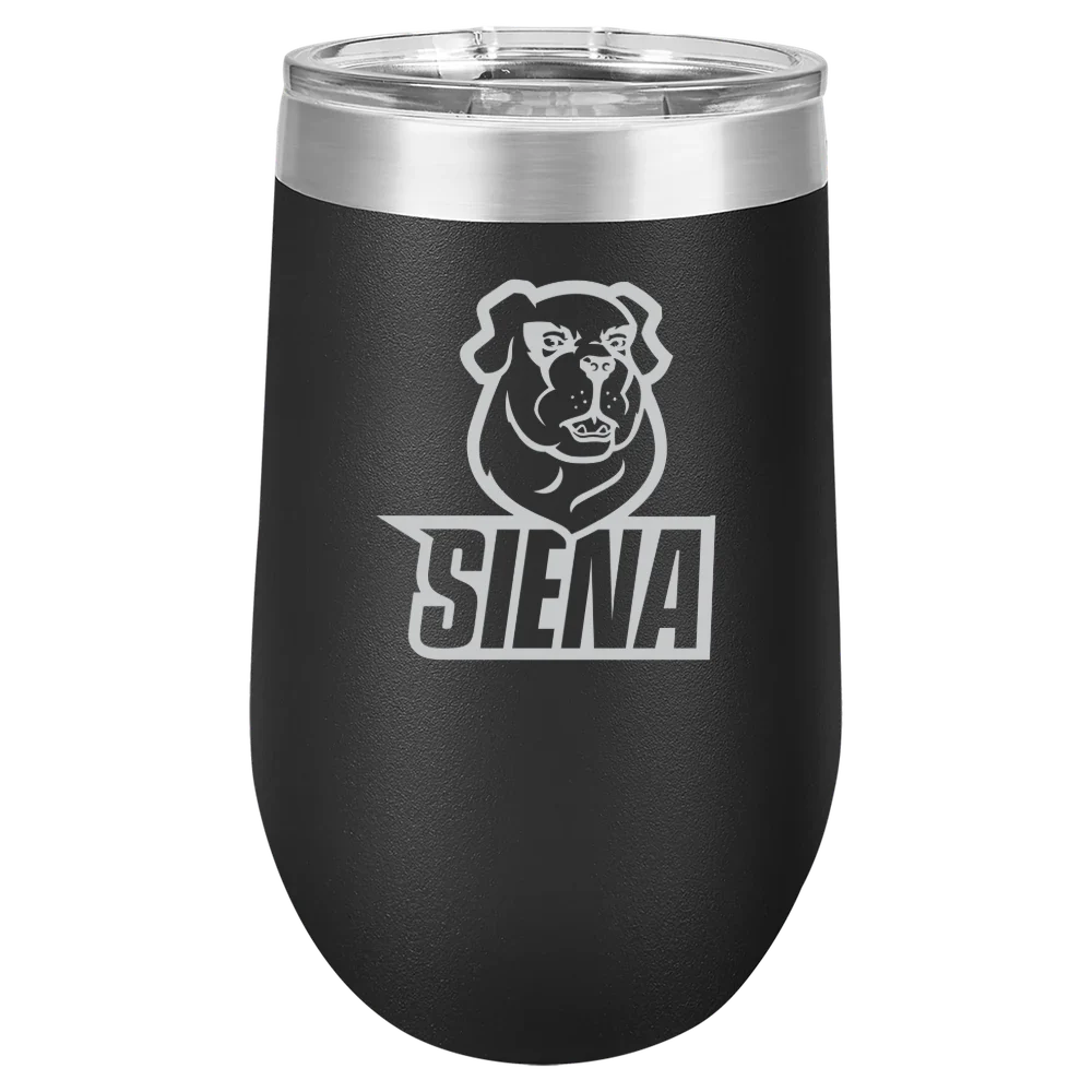 Siena University Polar Camel 16 oz. Stemless Wine Tumbler