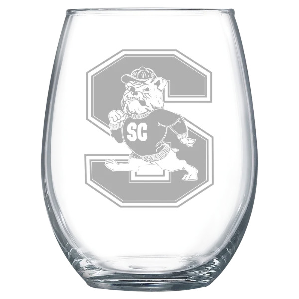 South Carolina State University Polar Camel 15 oz. Stemless Wine Glass