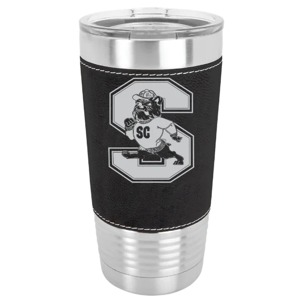South Carolina State University Polar Camel 20 oz. Leatherette Grip Tumbler with Standard Lid