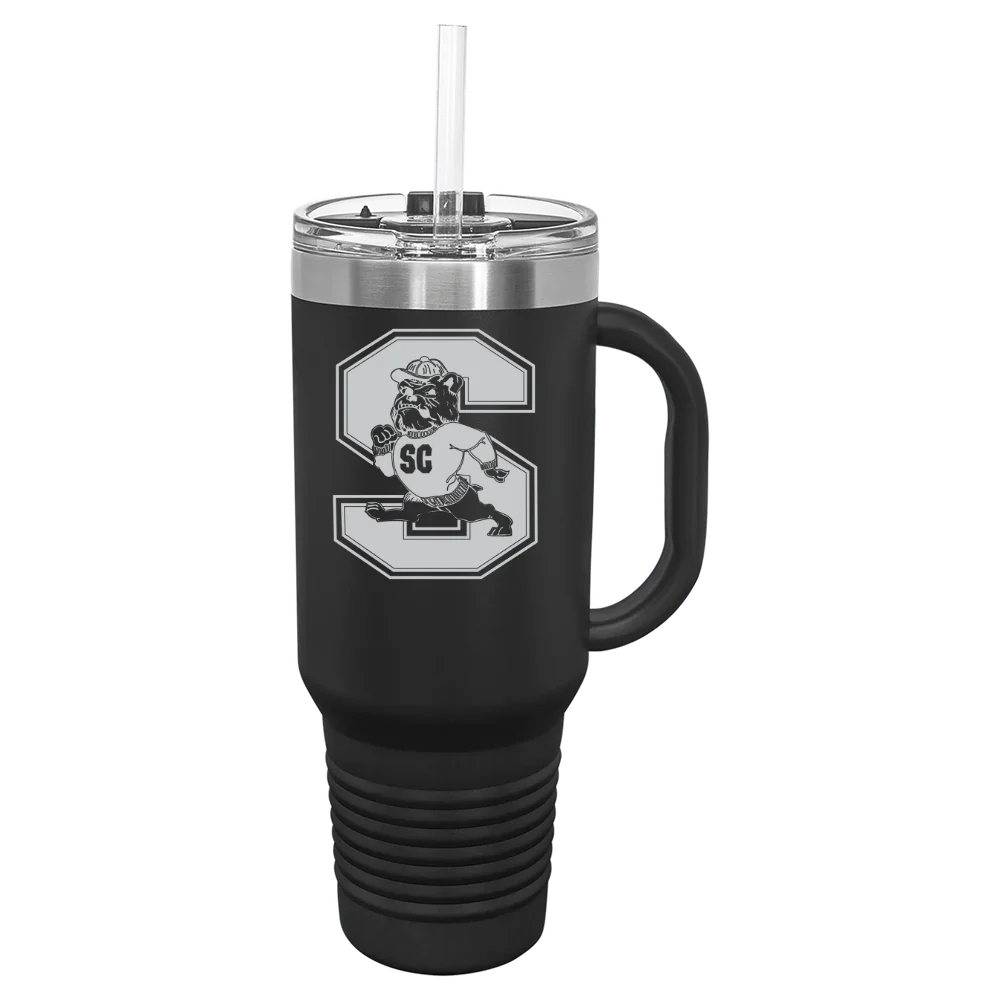 South Carolina State University Polar Camel 40 oz. Travel Mug with Snap Lid & Straw