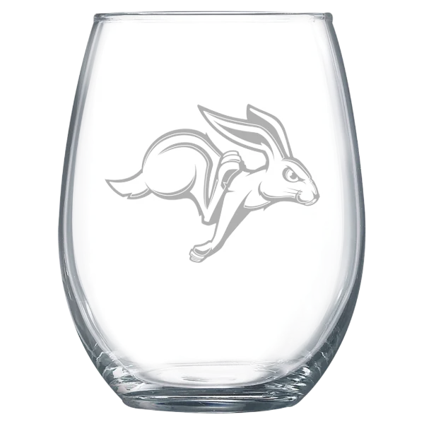 South Dakota State University Polar Camel 15 oz. Stemless Wine Glass