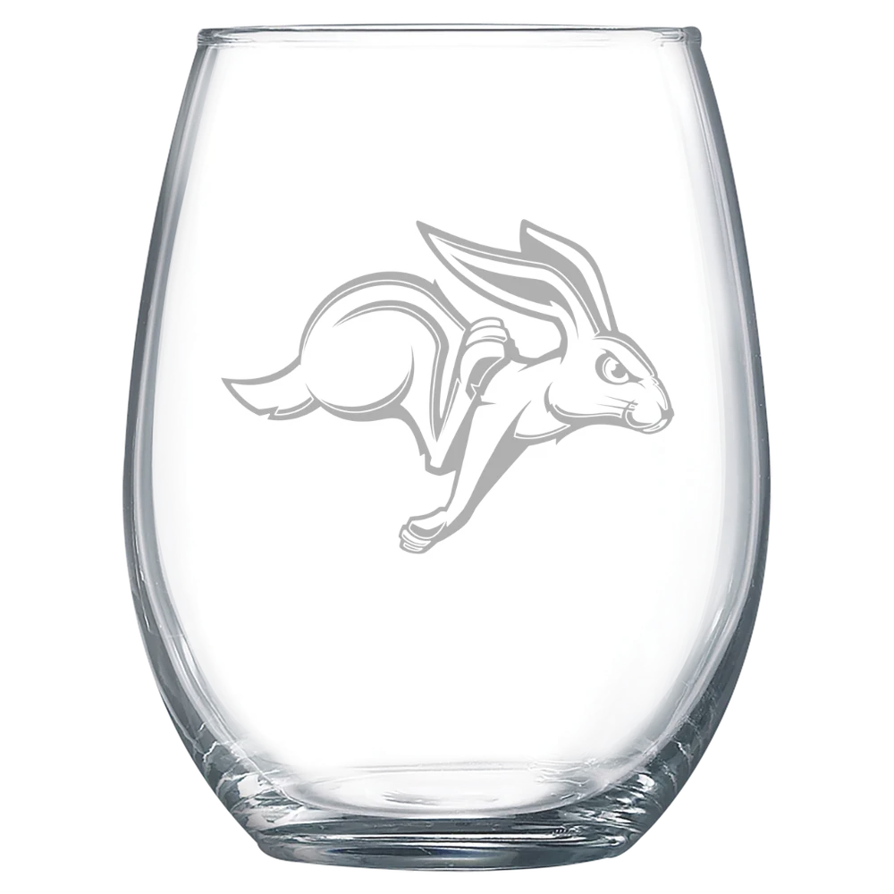 South Dakota State University Polar Camel 15 oz. Stemless Wine Glass