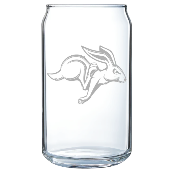 South Dakota State University Polar Camel 16 oz. Can Glass