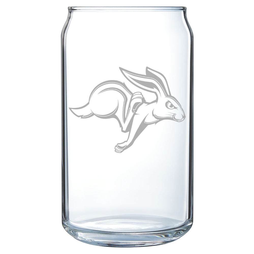 South Dakota State University Polar Camel 16 oz. Can Glass