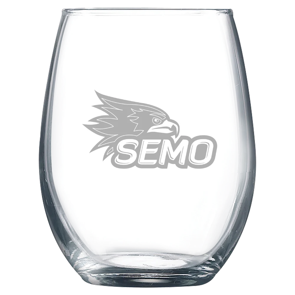 Southeast Missouri State University Polar Camel 9 oz. Stemless Wine Glass