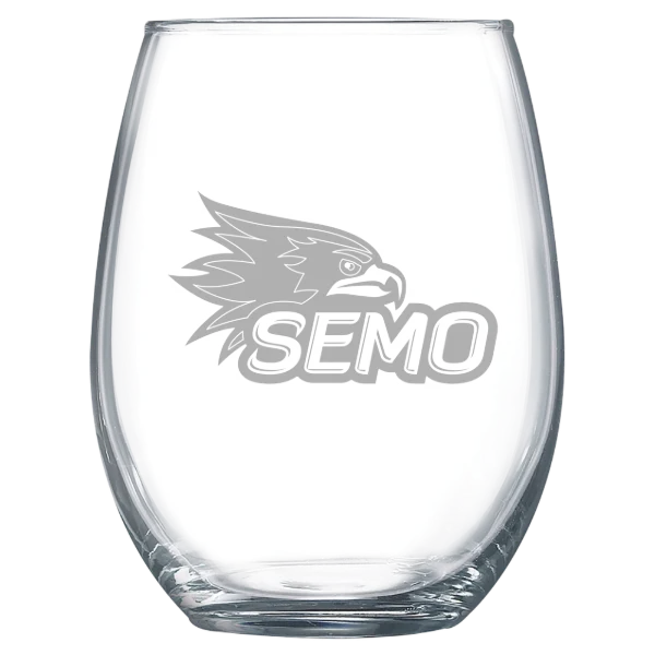 Southeast Missouri State University Polar Camel 15 oz. Stemless Wine Glass