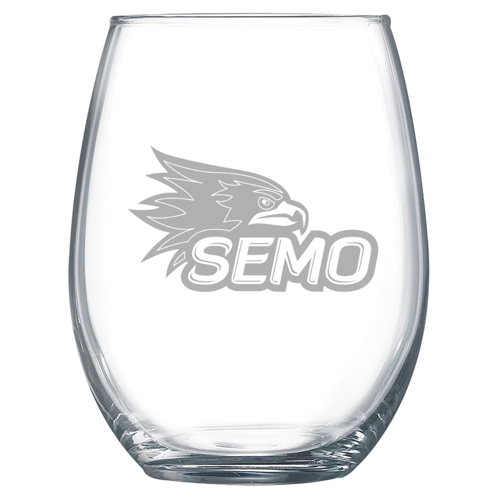 Southeast Missouri State University Polar Camel 15 oz. Stemless Wine Glass