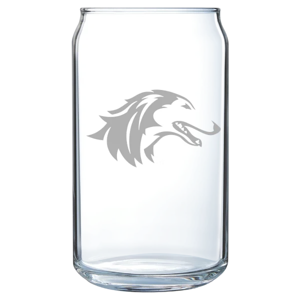Southern Illinois University at Carbondale Polar Camel 16 oz. Can Glass