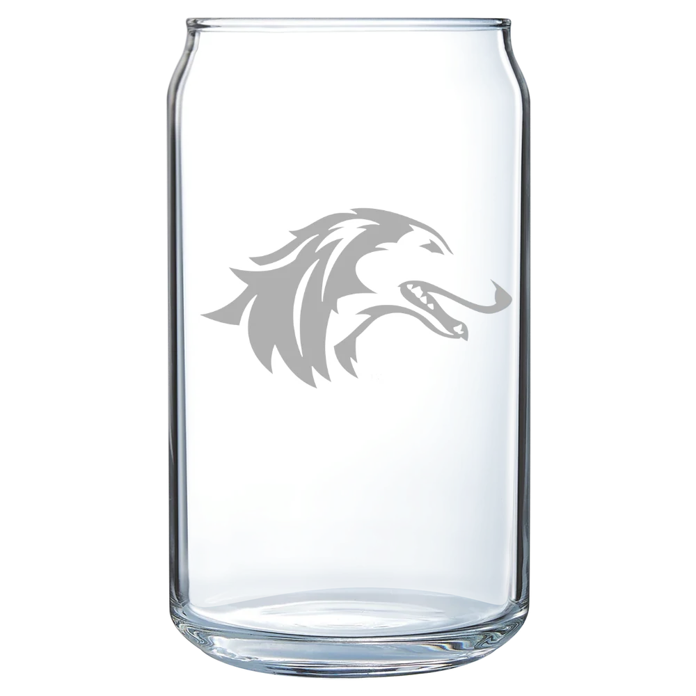 Southern Illinois University at Carbondale Polar Camel 16 oz. Can Glass