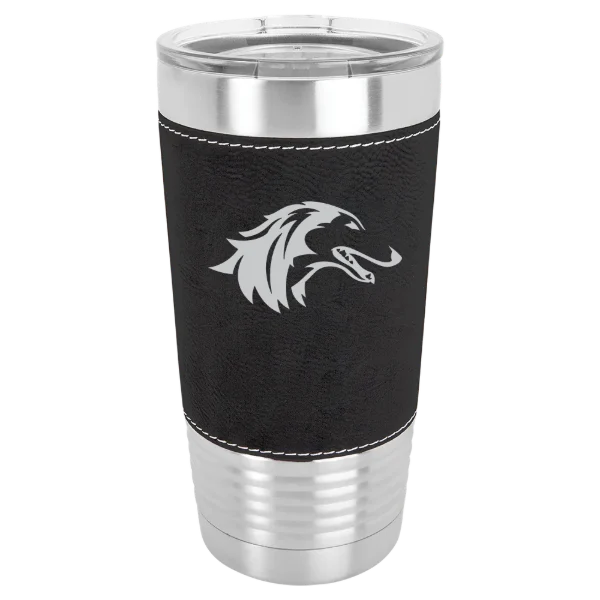 Southern Illinois University at Carbondale Polar Camel 20 oz. Leatherette Grip Tumbler with Standard Lid