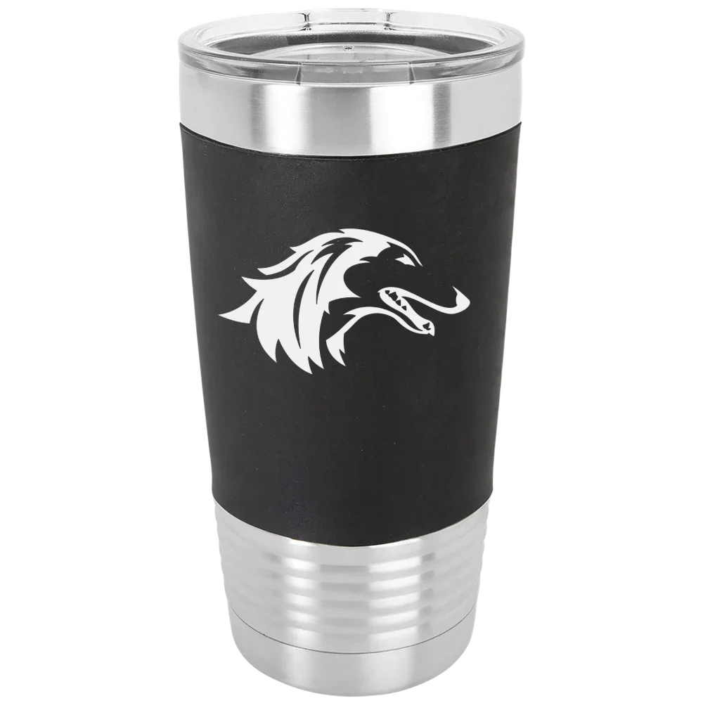 Southern Illinois University at Carbondale Polar Camel 20 oz. Silicone Grip Tumbler with Standard Lid