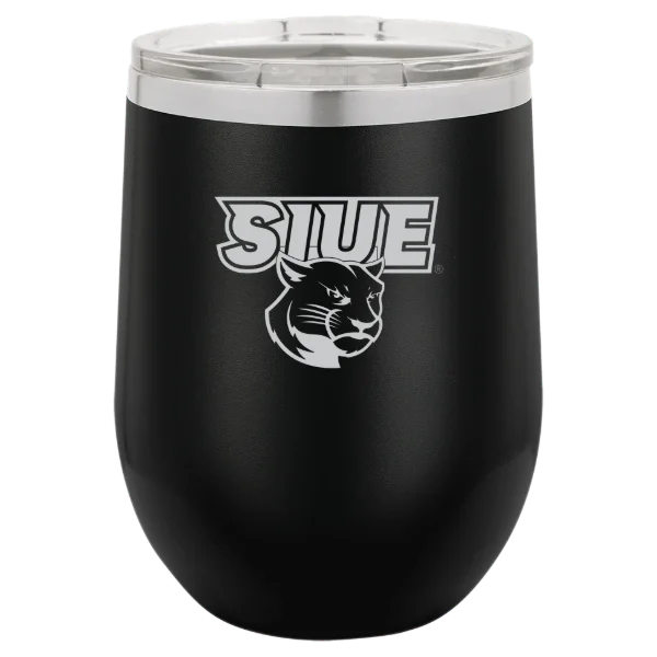 Southern Illinois University Edwardsville Polar Camel 12 oz. Stemless Wine Tumbler
