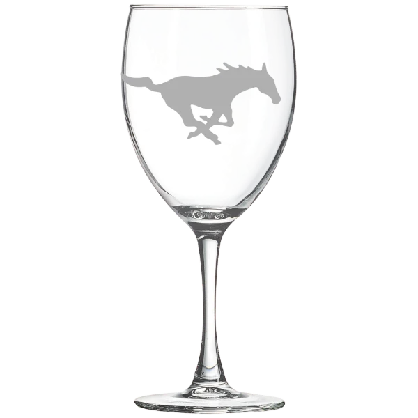 Southern Methodist University Polar Camel 10 1/2 oz. Wine Glass