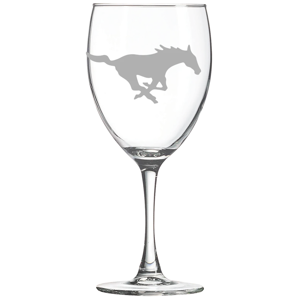Southern Methodist University Polar Camel 10 1/2 oz. Wine Glass