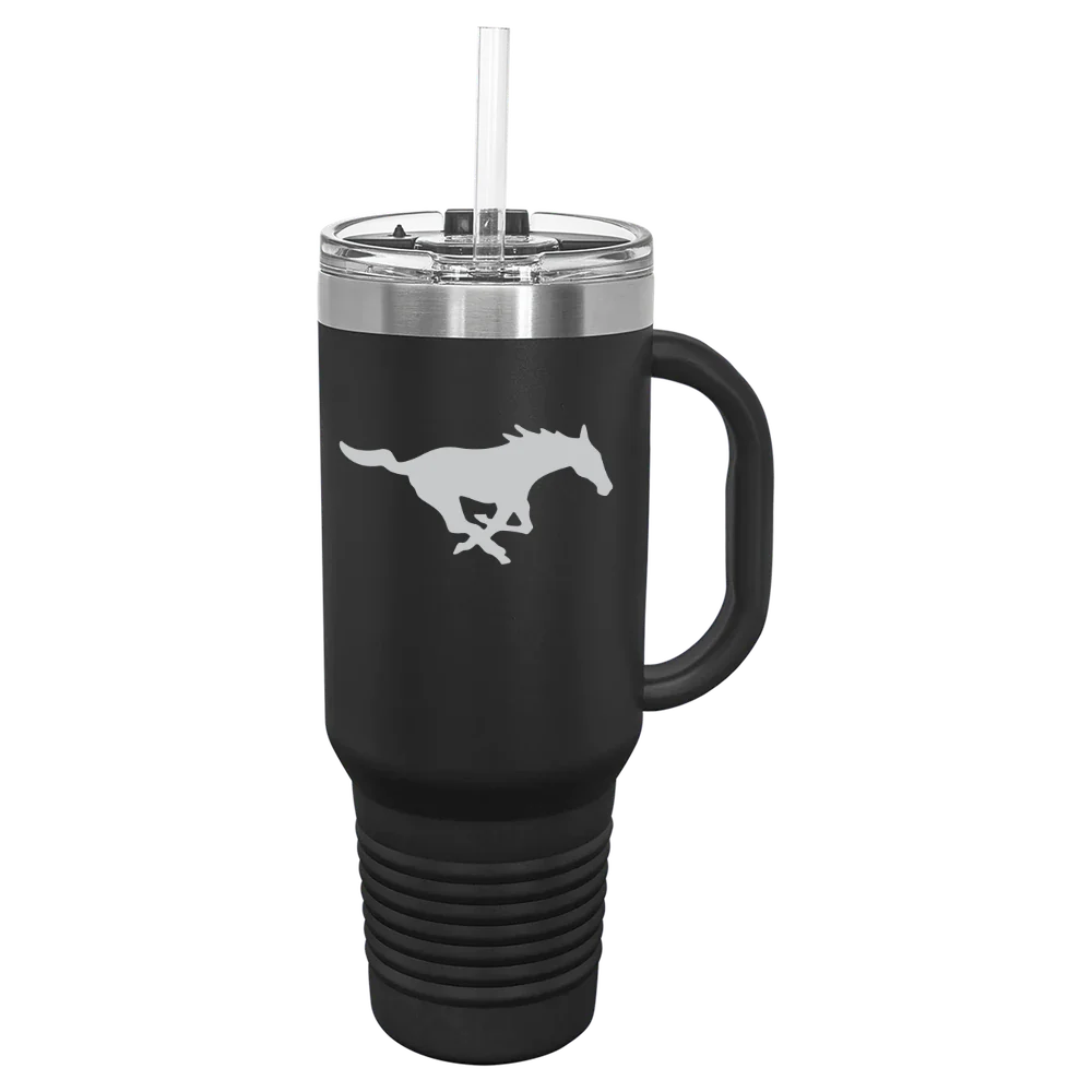 Southern Methodist University Polar Camel 40 oz. Travel Mug with Snap Lid & Straw