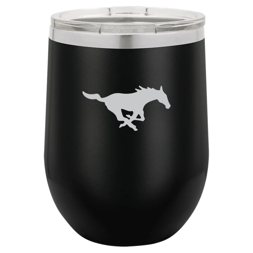 Southern Methodist University Polar Camel 12 oz. Stemless Wine Tumbler