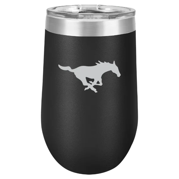 Southern Methodist University Polar Camel 16 oz. Stemless Wine Tumbler