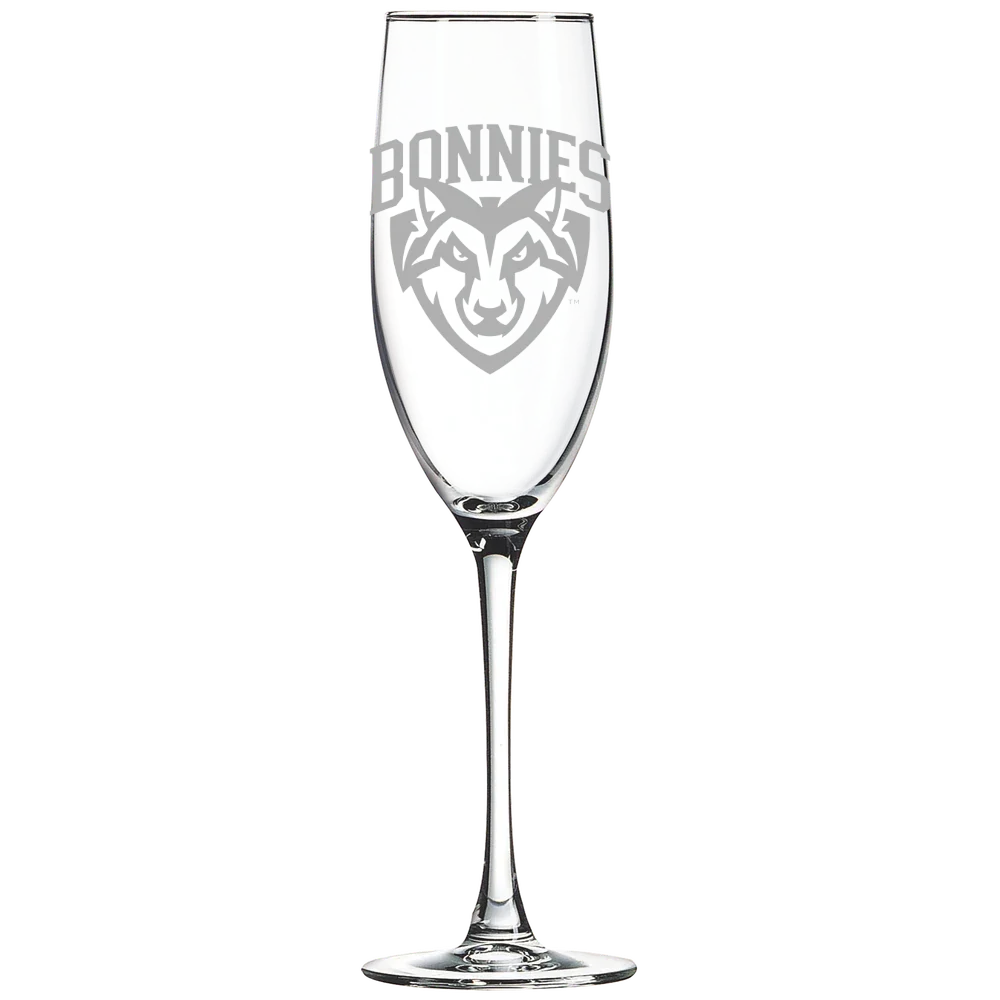 St. Bonaventure University Polar Camel 8 oz. Champagne Flute