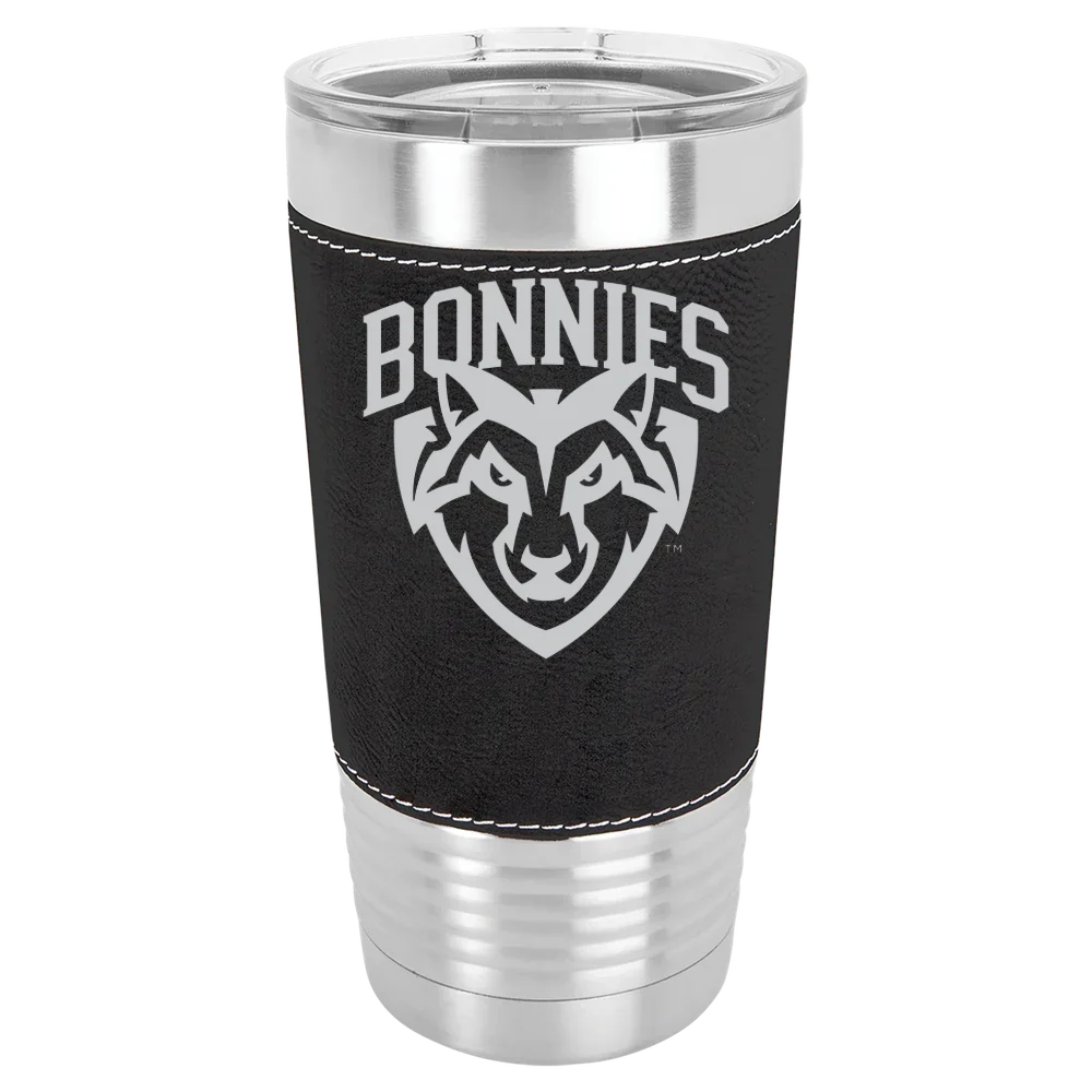 St. Bonaventure University Polar Camel 20 oz. Leatherette Grip Tumbler with Standard Lid