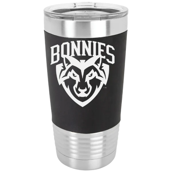 St. Bonaventure University Polar Camel 20 oz. Silicone Grip Tumbler with Standard Lid
