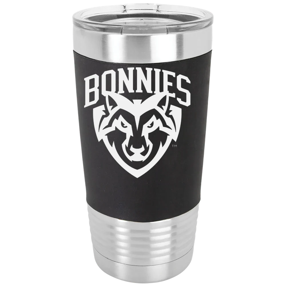 St. Bonaventure University Polar Camel 20 oz. Silicone Grip Tumbler with Standard Lid