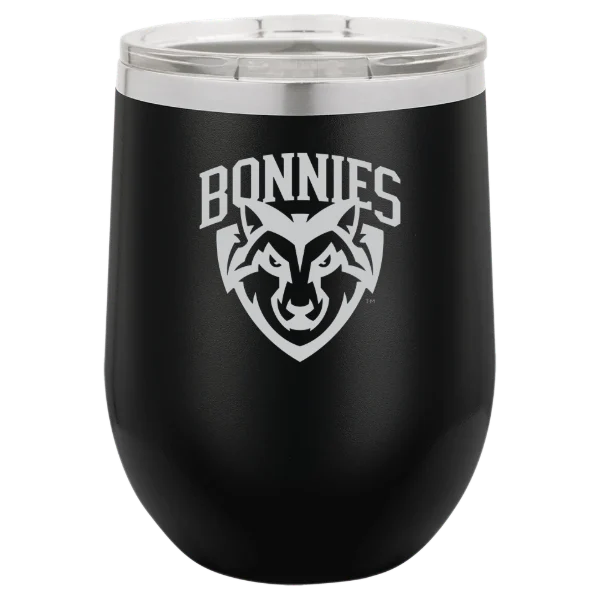St. Bonaventure University Polar Camel 12 oz. Stemless Wine Tumbler