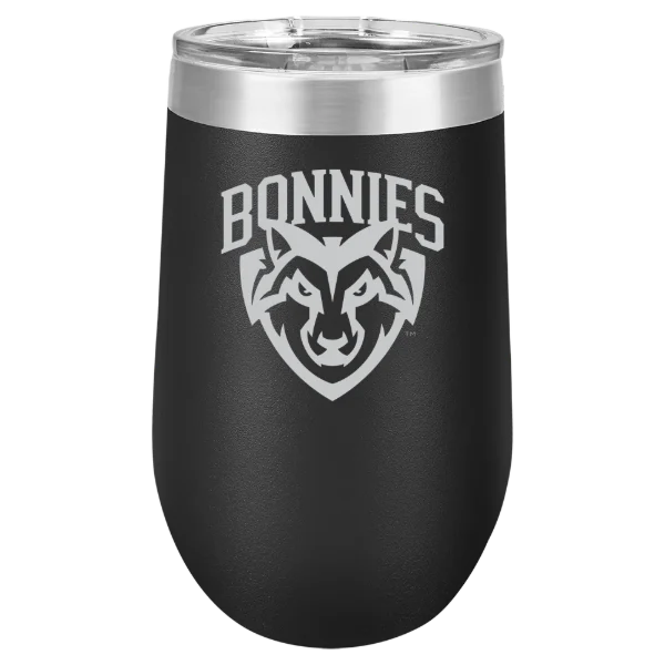 St. Bonaventure University Polar Camel 16 oz. Stemless Wine Tumbler