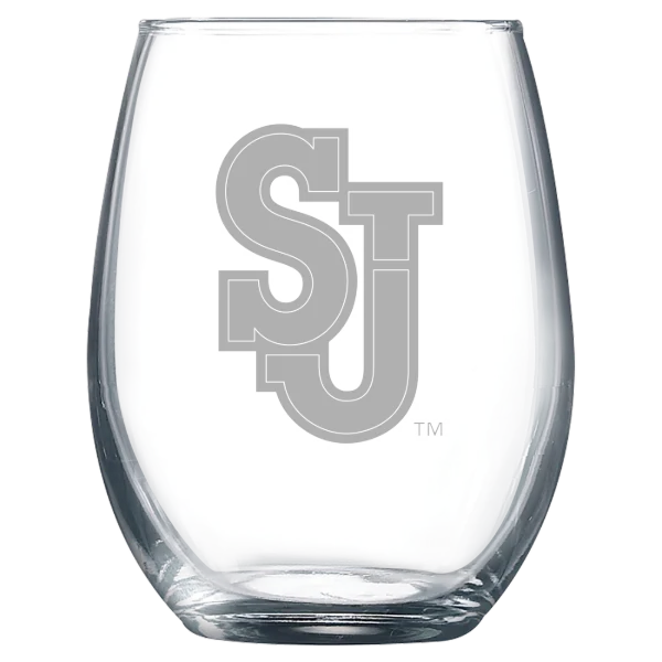 St. John's University (New York) Polar Camel 9 oz. Stemless Wine Glass