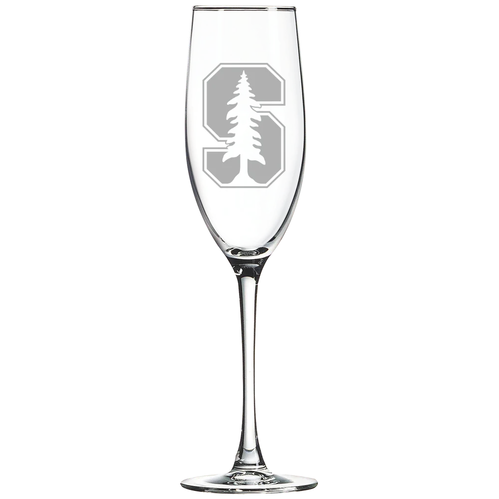 Stanford University Polar Camel 8 oz. Champagne Flute