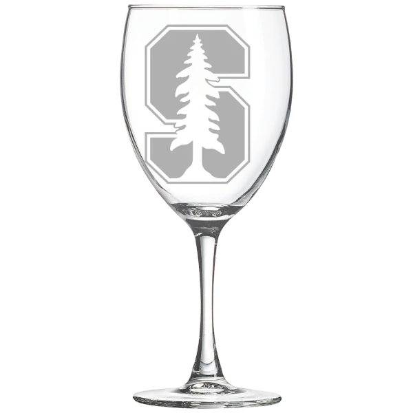 Stanford University Polar Camel 10 1/2 oz. Wine Glass