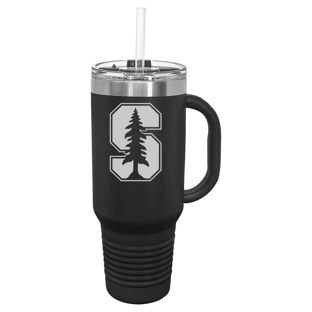 Stanford University Polar Camel 40 oz. Travel Mug with Snap Lid & Straw