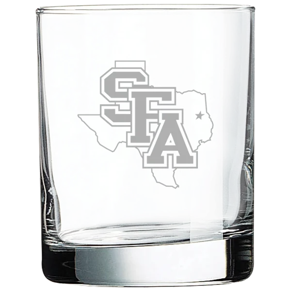 Stephen F. Austin State University Polar Camel 10 1/2 oz. On The Rocks Glass