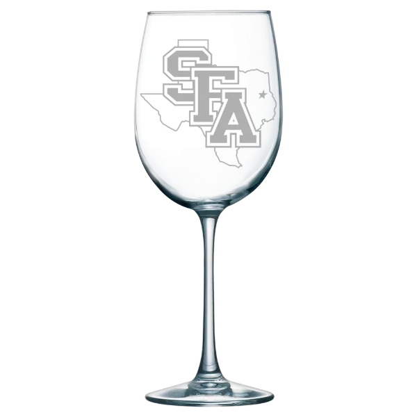 Stephen F. Austin State University Polar Camel 19 oz. Wine Glass