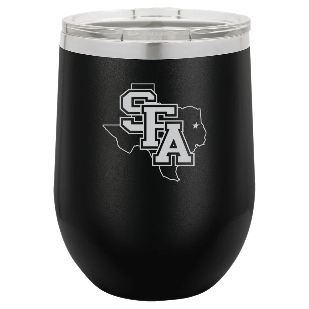 Stephen F. Austin State University Polar Camel 12 oz. Stemless Wine Tumbler