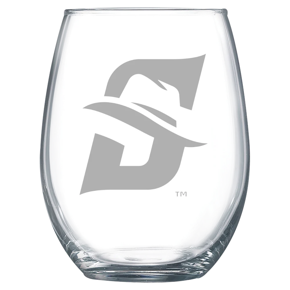 Stetson University Polar Camel 15 oz. Stemless Wine Glass