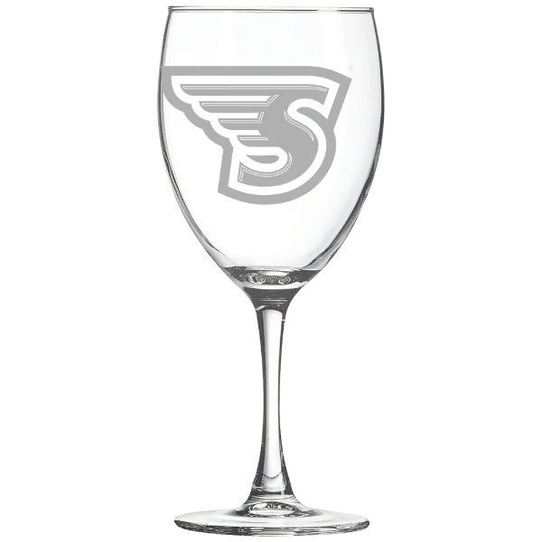 Stonehill College Polar Camel 10 1/2 oz. Wine Glass