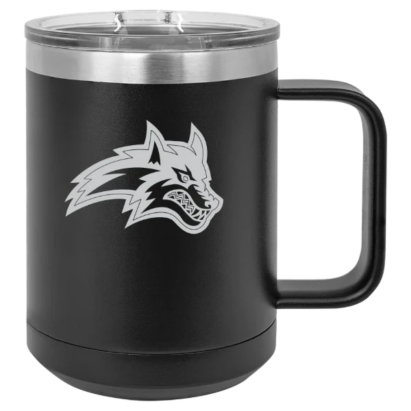 Stony Brook University Polar Camel 15 oz. Mug with Slider Lid