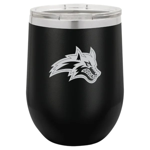 Stony Brook University Polar Camel 12 oz. Stemless Wine Tumbler