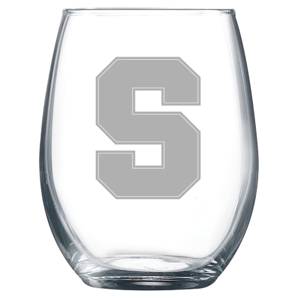 Syracuse University Polar Camel 9 oz. Stemless Wine Glass