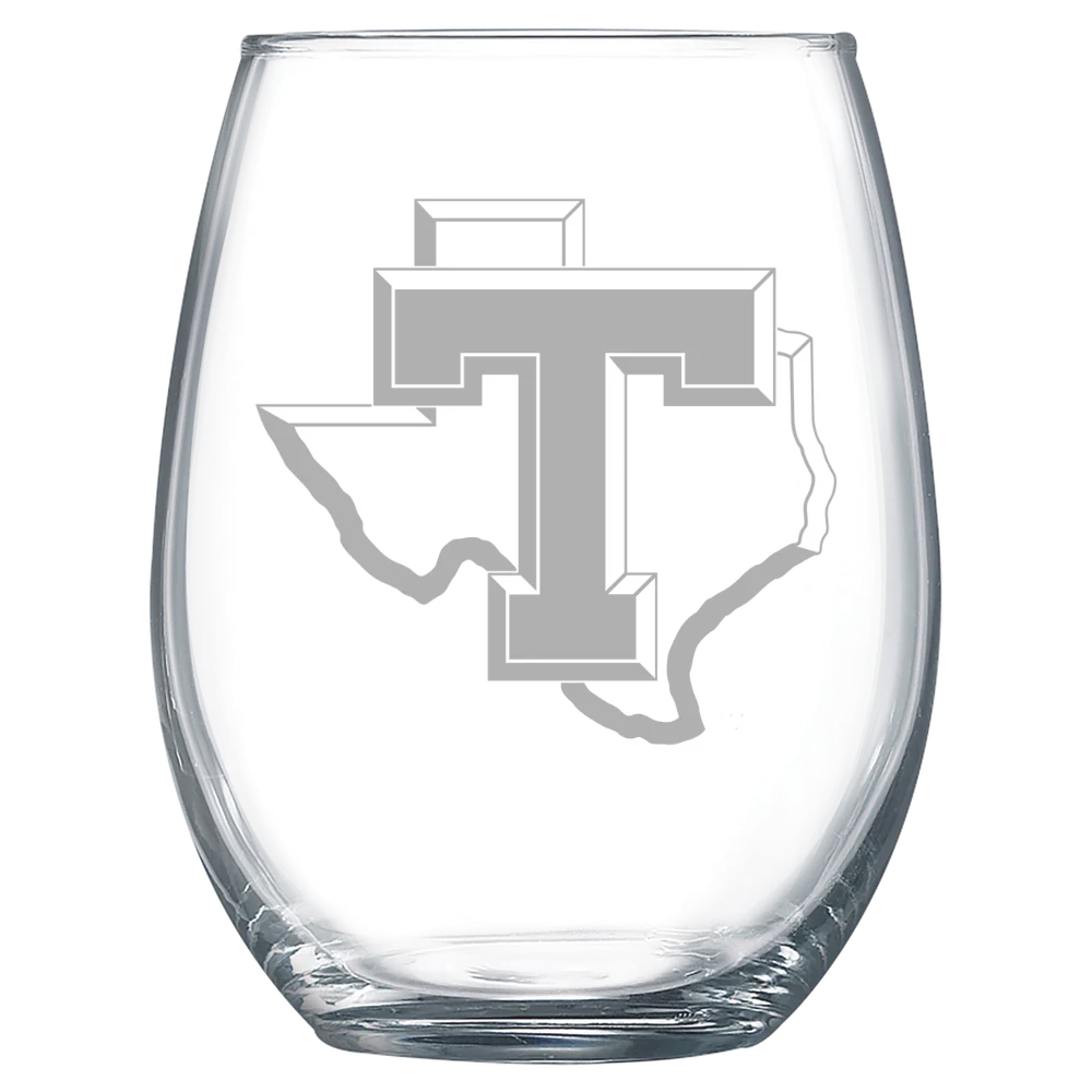 Tarleton State University Polar Camel 15 oz. Stemless Wine Glass