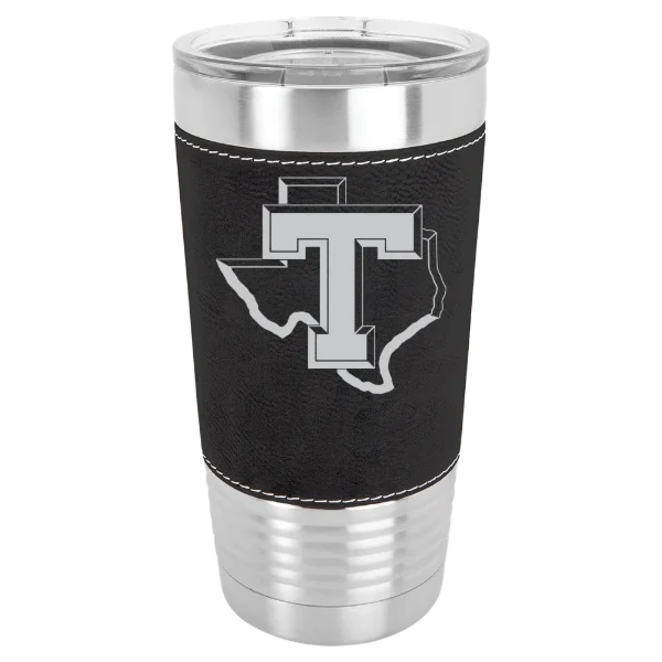 Tarleton State University Polar Camel 20 oz. Leatherette Grip Tumbler with Standard Lid