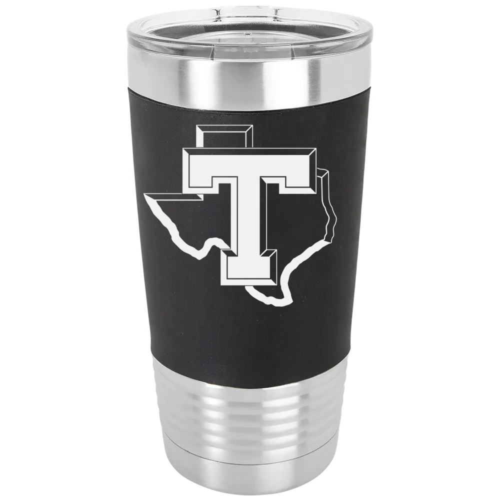 Tarleton State University Polar Camel 20 oz. Silicone Grip Tumbler with Standard Lid