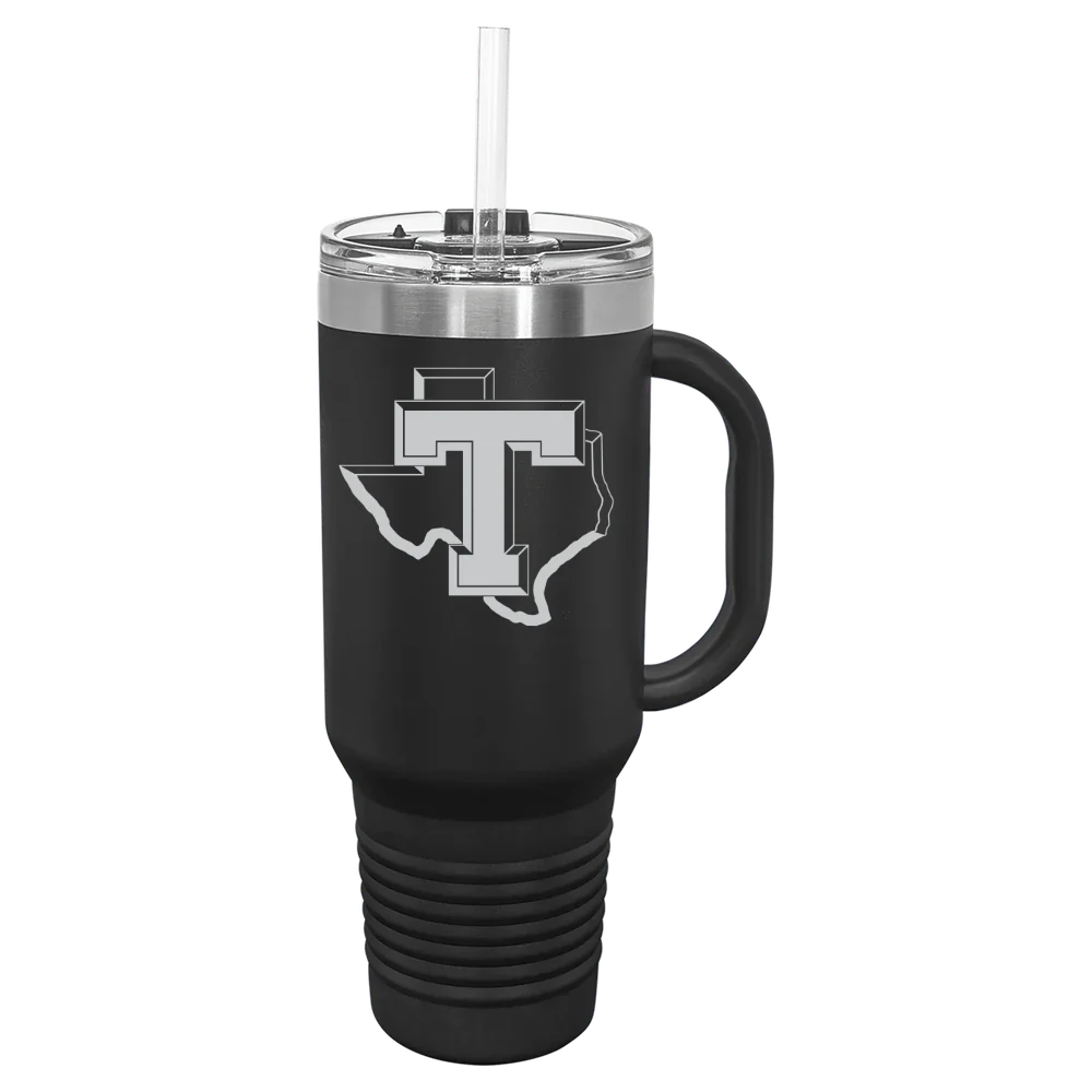 Tarleton State University Polar Camel 40 oz. Travel Mug with Snap Lid & Straw
