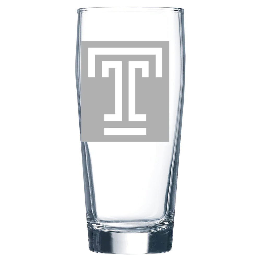 Temple University Polar Camel 16 oz. Willi Becher Beer Glass