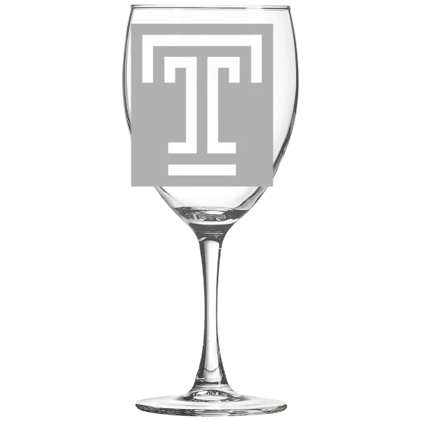 Temple University Polar Camel 10 1/2 oz. Wine Glass