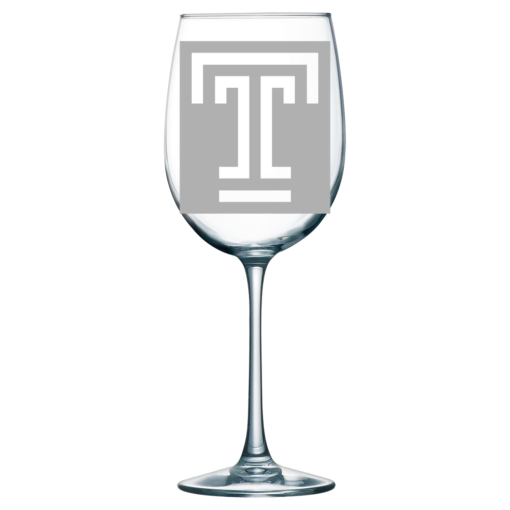 Temple University Polar Camel 19 oz. Wine Glass